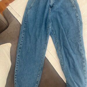 Zara Light Blue Denim Pants